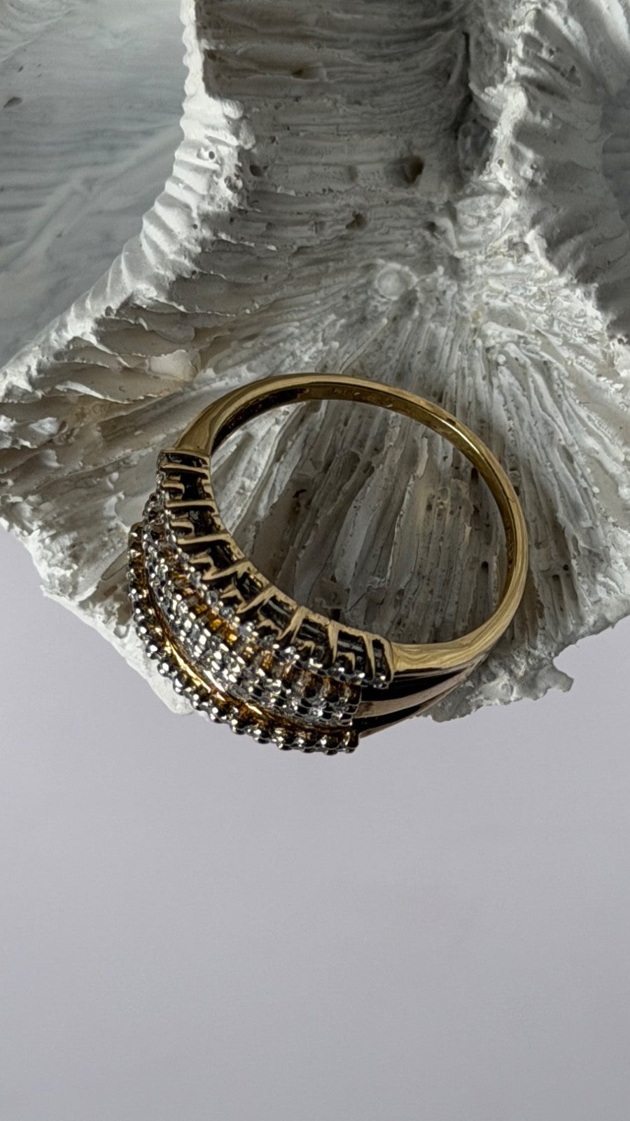 14K Yellow Gold Diamonds 1 carat Ring Size 7