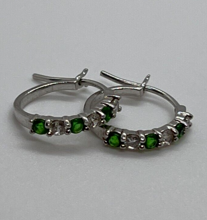 925 Sterling Silver CZ Earrings