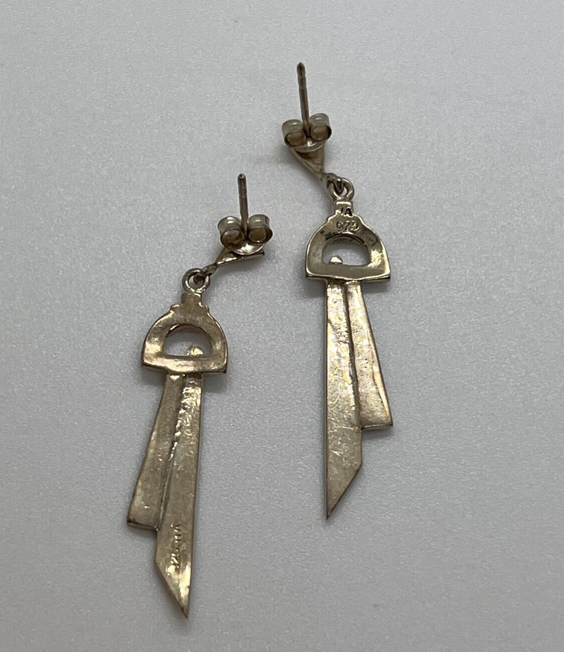 Vintage 925 Sterling Silver & Marcasites Earrings