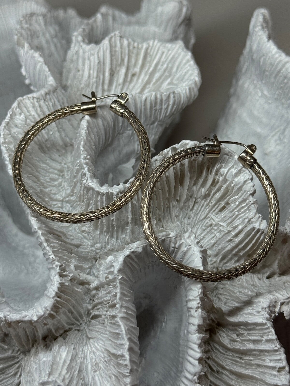 925 Sterling Silver Earrings Length 1.5 Inch