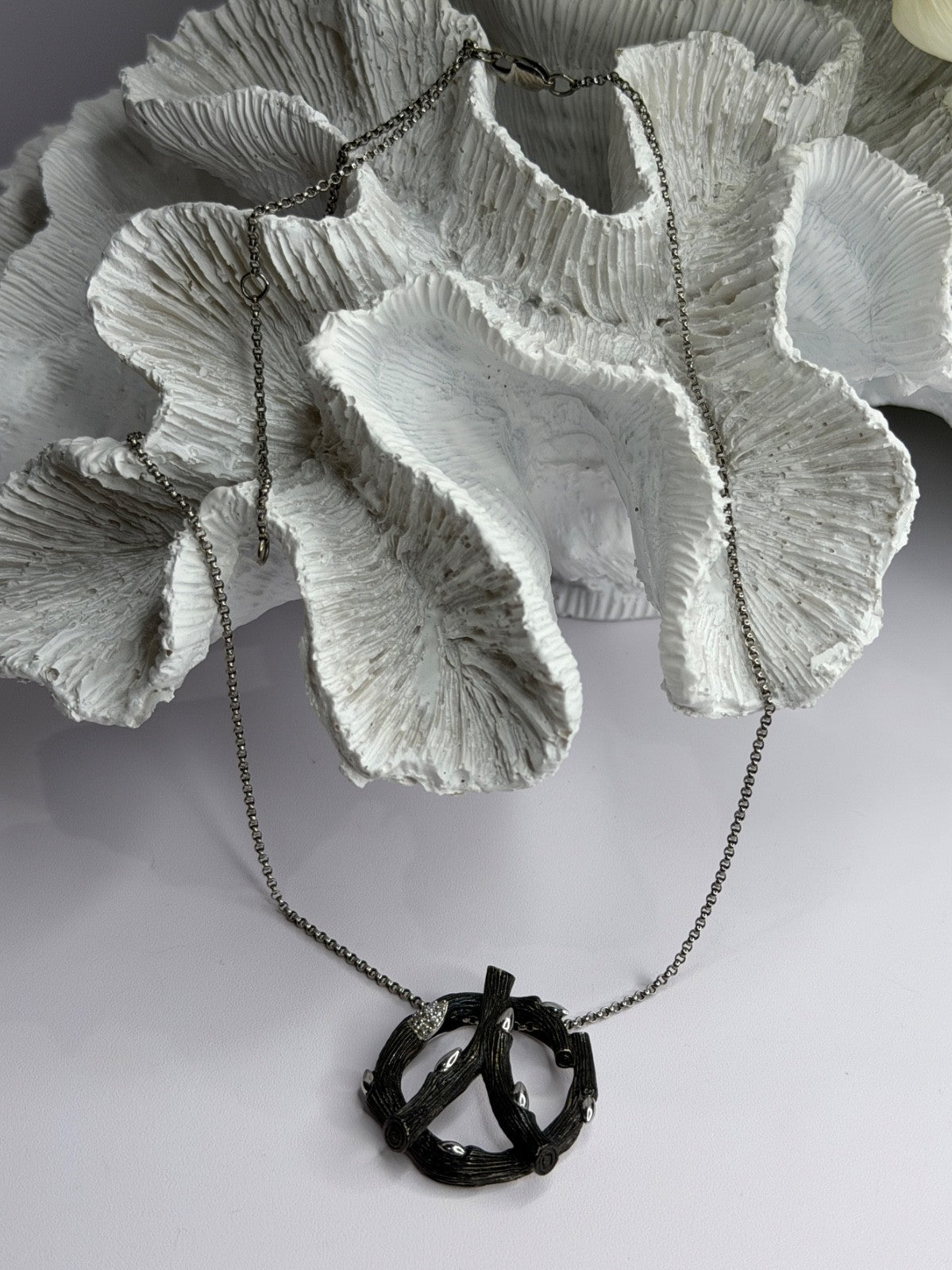 Dweck Diamonds 925 Sterling Silver Diamonds Necklace