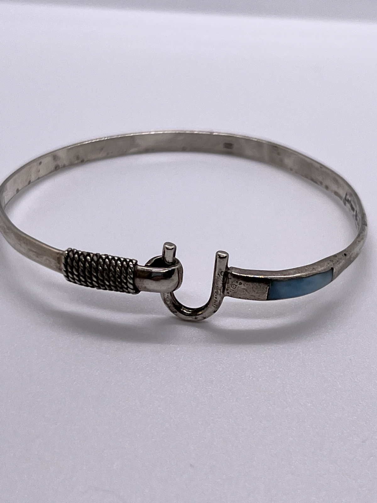 925 Sterling Silver Larimar Bracelet