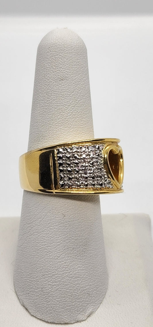 925 Sterling Silver Ruby Ring Size 7.5