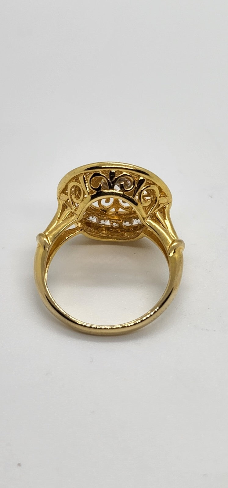 925 Sterling Silver CZ Ring Size 7.5