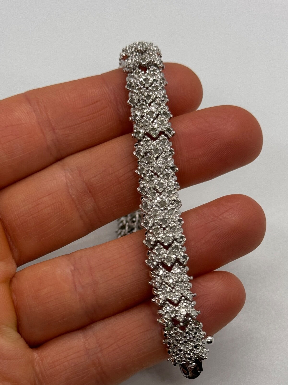 925 Sterling Silver Sapphire Bracelet
