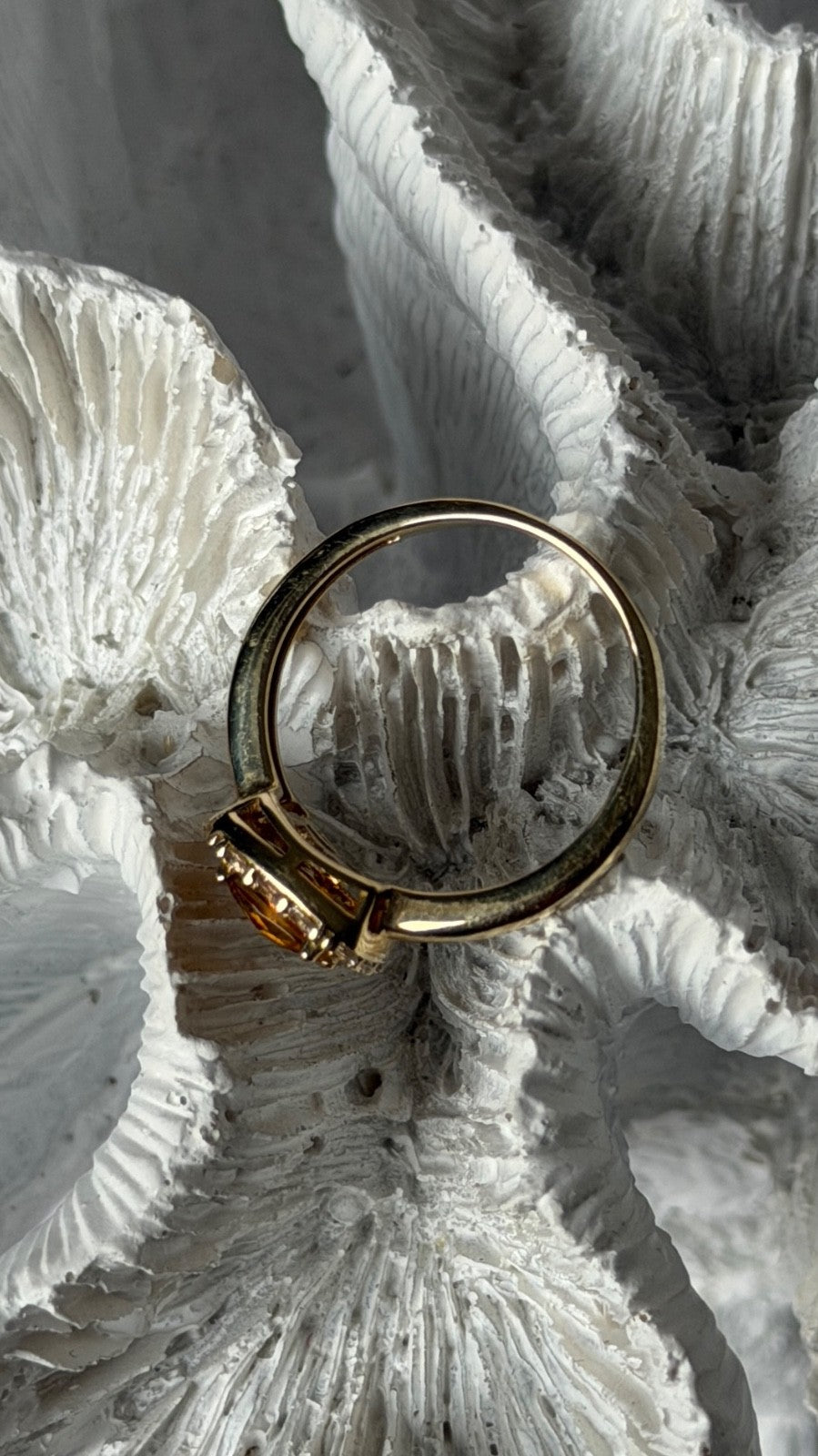Le Vian 14K Yellow Gold Citrine & Beryl Ring Size 7.5