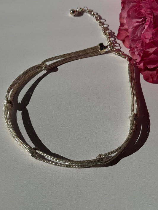 Italy Milor 925 Sterling Silver Necklace Length 13/17 Inch