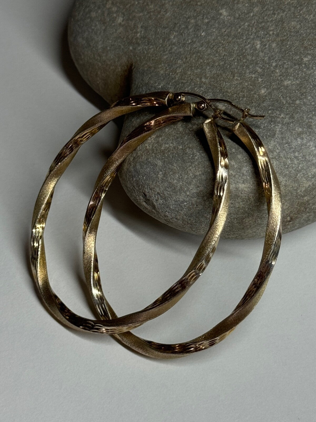 925 Sterling Silver Earrings Length 53.5 Mm