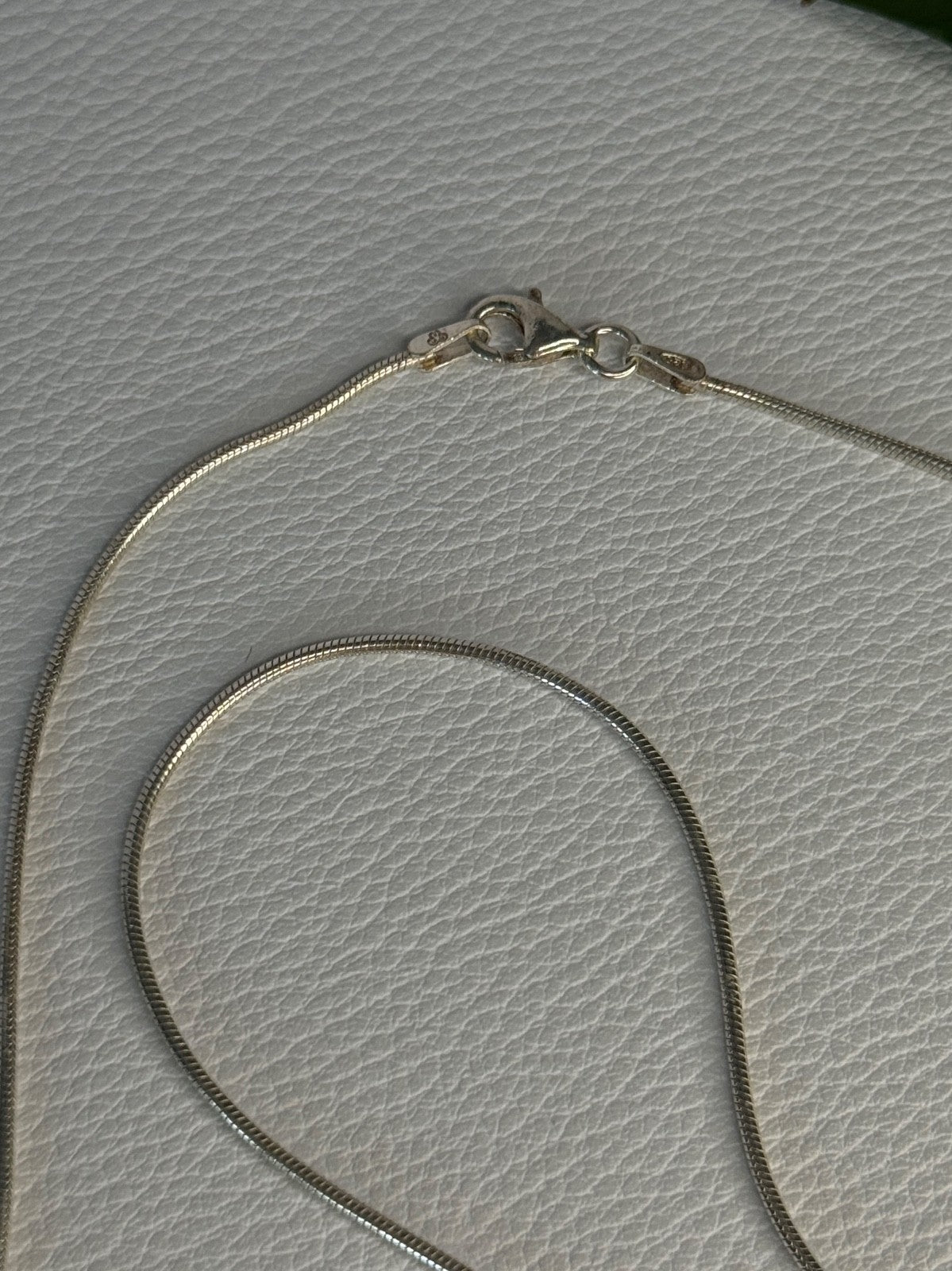 925 Sterling Silver Cupid Necklace Length 24 in