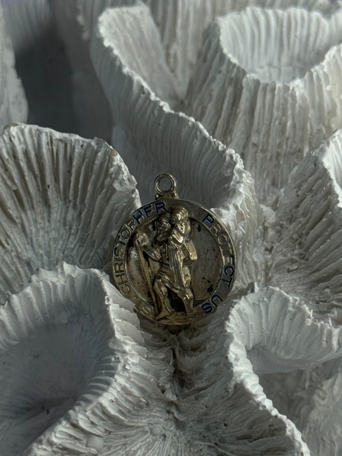 St. Christopher Protect Us Hayward 925 Sterling Silver Medal
