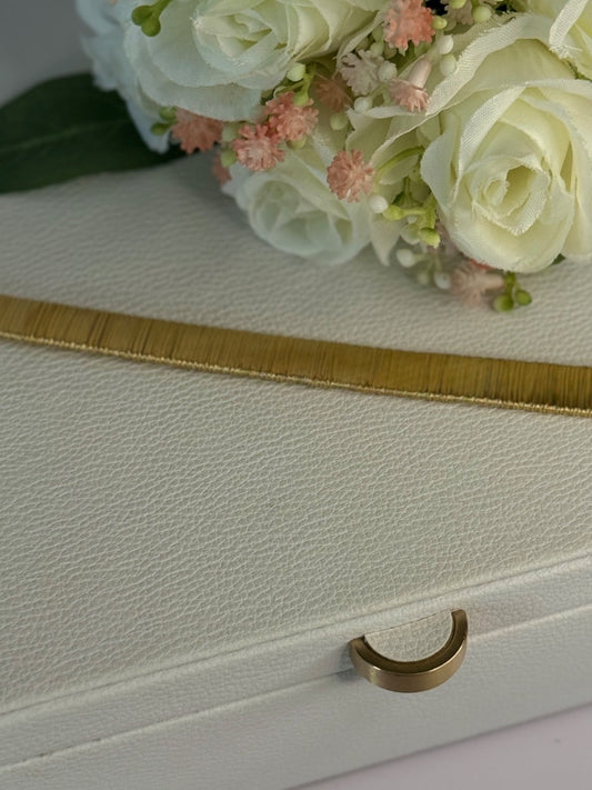 Elegant 925 Sterling Silver V Italy Gold Plated Bracelet Length 7 Inch