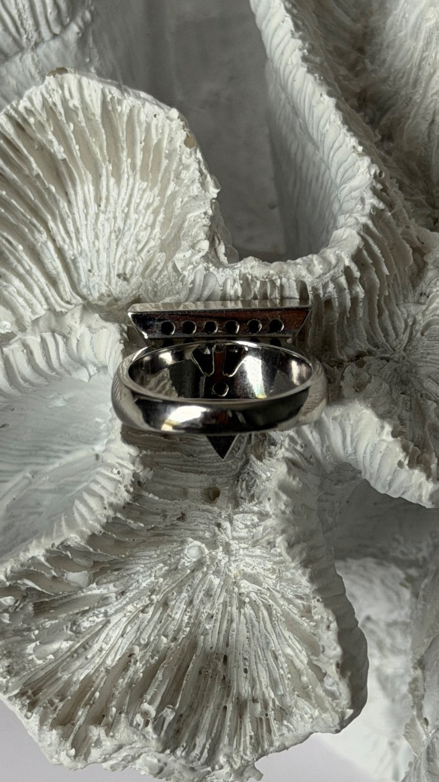 18K White Gold Diamond 0.30 carats Ring Size 7.5