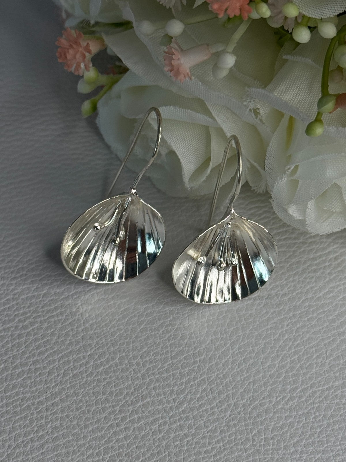 925 Sterling Silver Earrings Length 1.30 Inch