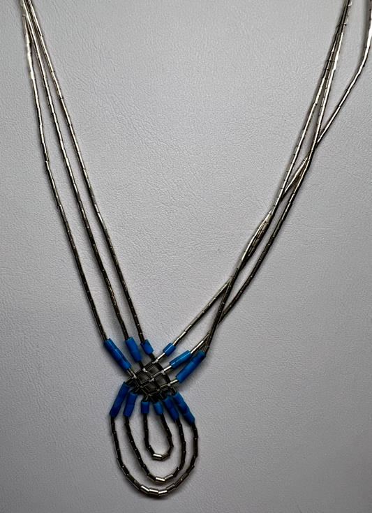 925 Sterling Silver Turquoise Necklace