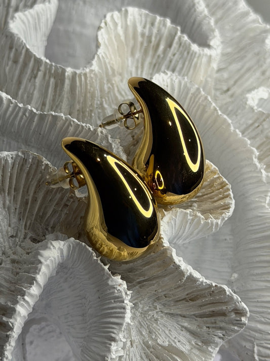 18K Yellow Gold Plated Drop Earrings