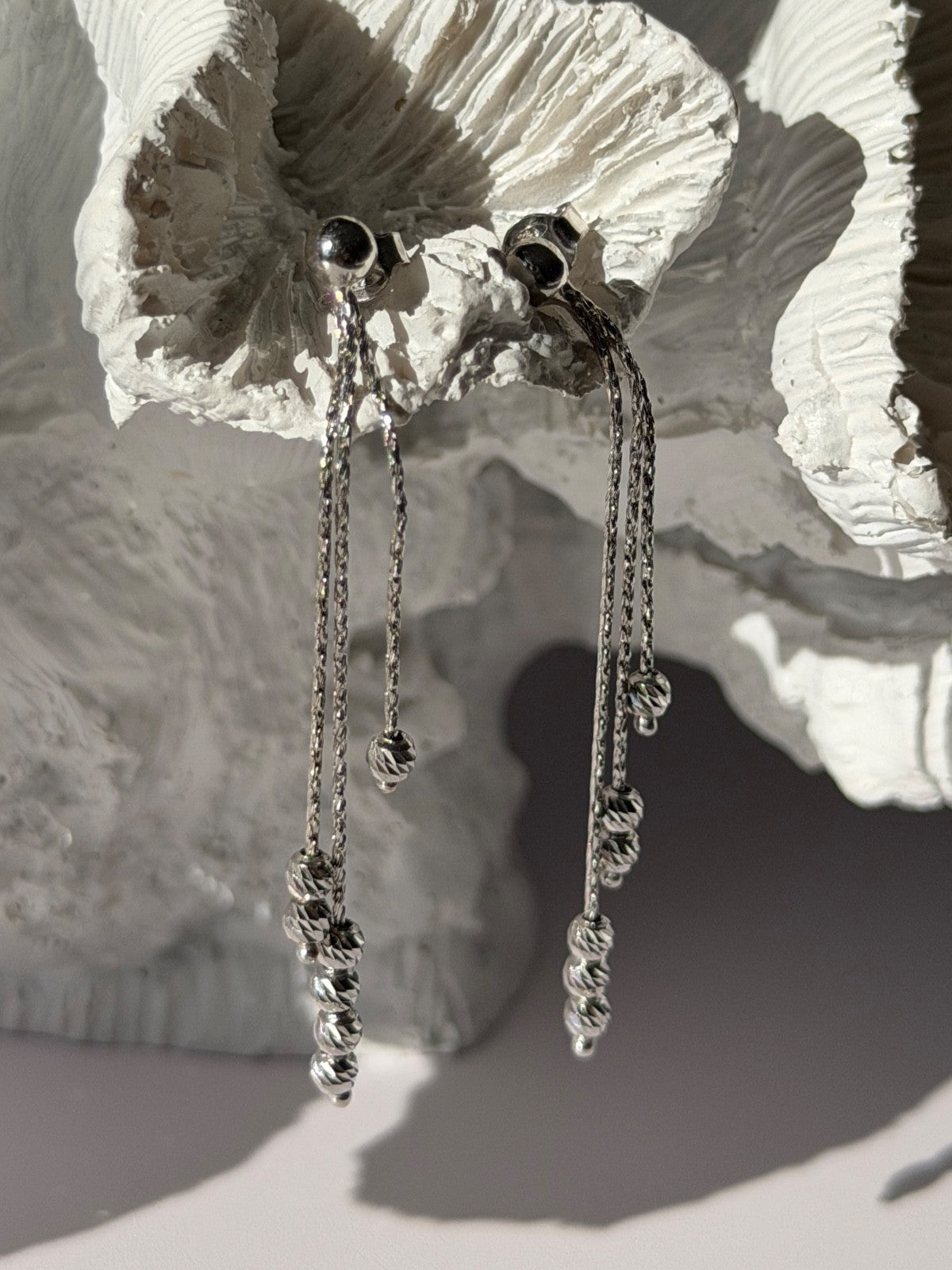Italy 925 Sterling Silver Dangle Earrings