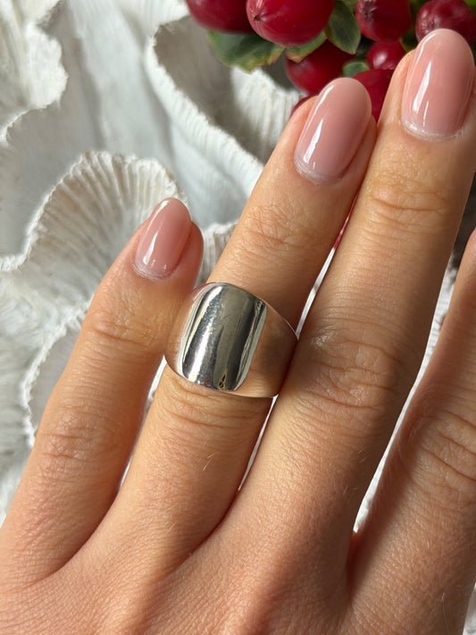 Fashion Design 925 Sterling Silver Ring Size 6
