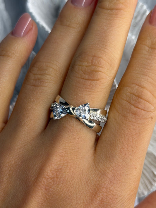 Pandora Ale 58 925 Sterling Silver Cz Ring Size 9
