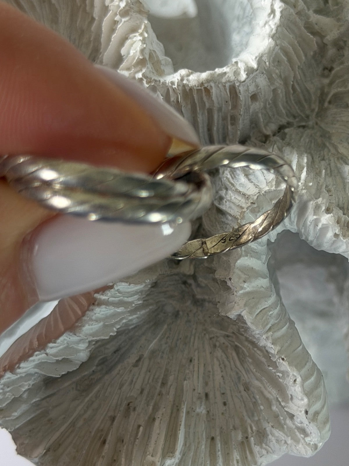 Trio 925 Sterling Silver Ring Size 7