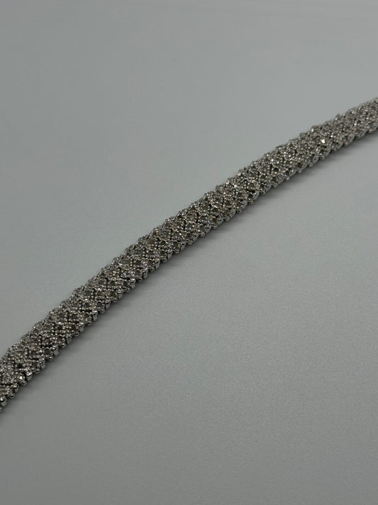 925 Sterling Silver Sapphire Bracelet