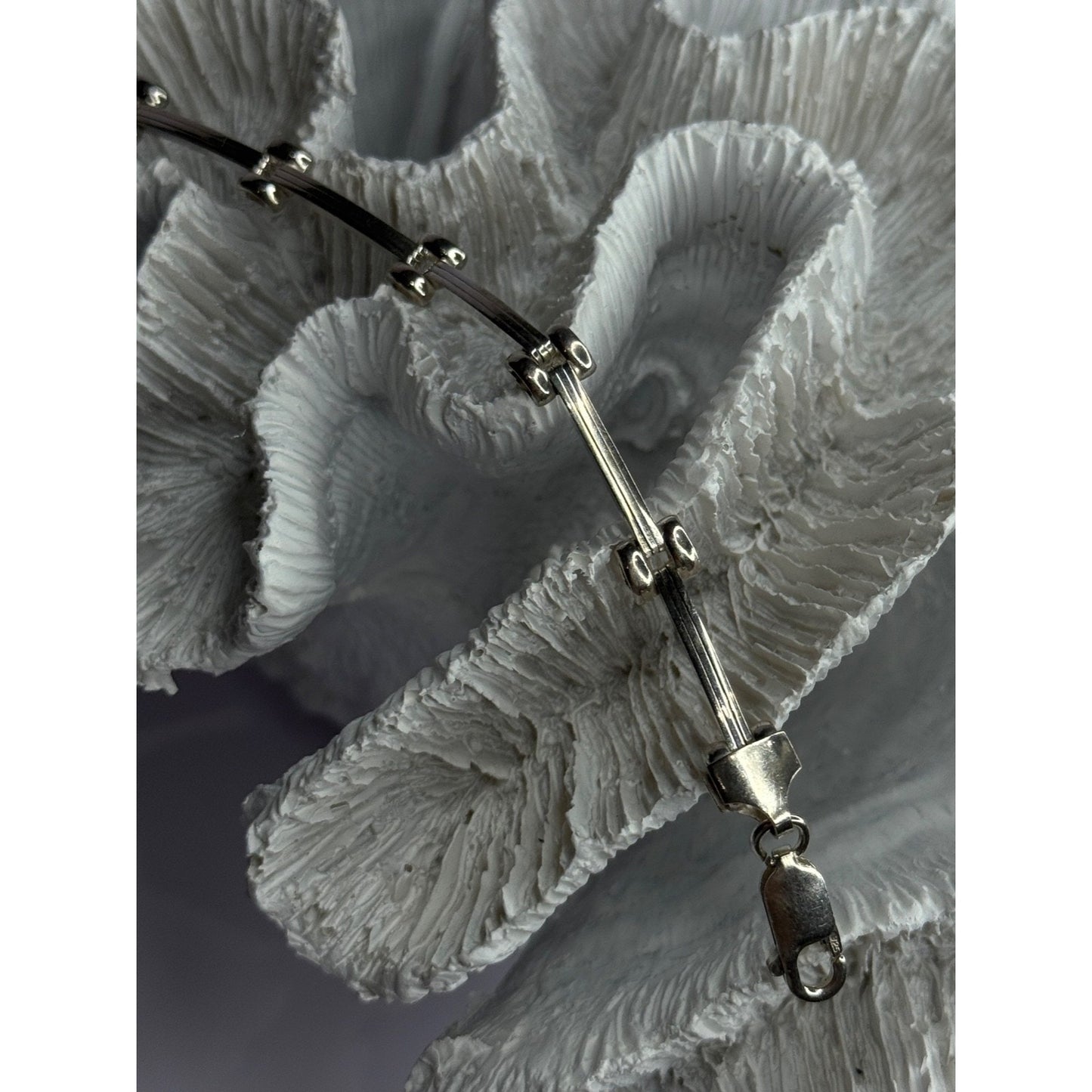 ELEGANT ITALY 925 STERLING SILVER BRACELET LENGTH 7