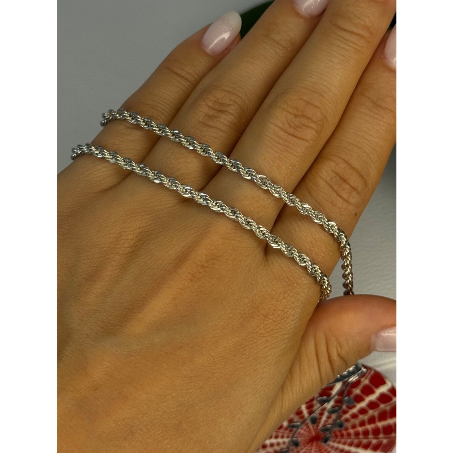 925 Sterling Silver Red Shell Necklace Pendant Length 3 inch