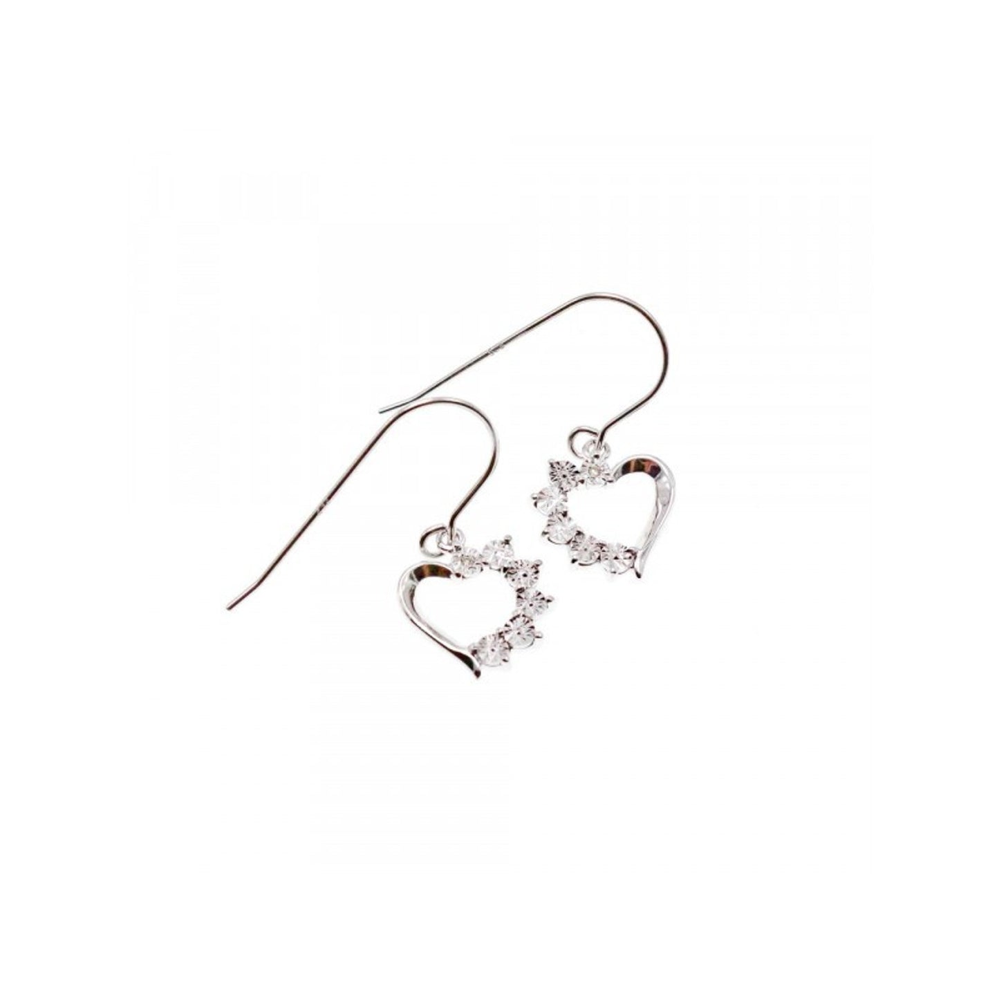 925 Sterling Silver "Hearts" Earrings