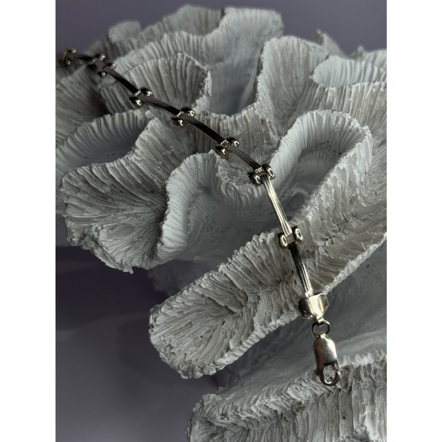 ELEGANT ITALY 925 STERLING SILVER BRACELET LENGTH 7