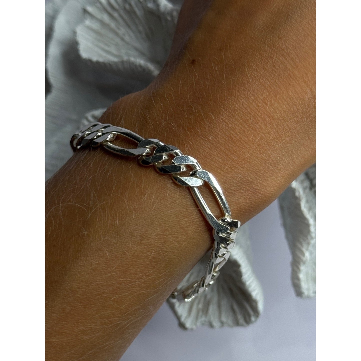 MENS 925 STERLING SILVER BRACELET LENGTH 8 & 9
