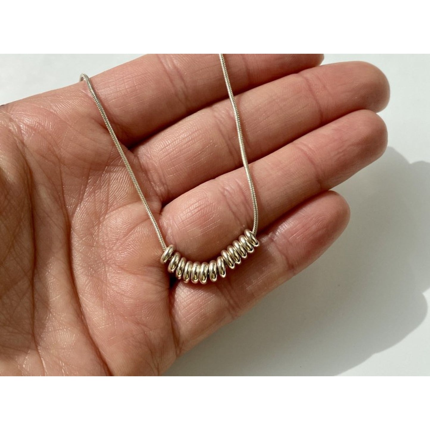 925 Sterling Silver Necklace Italy