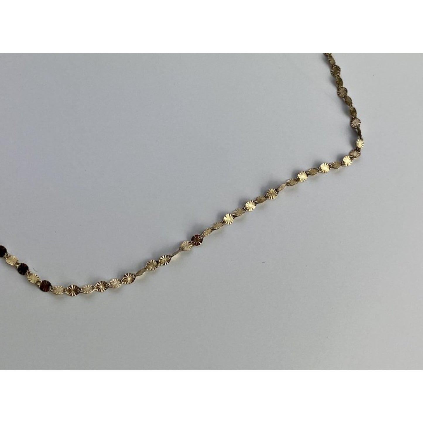 925 Sterling Silver Gold Plated Necklace Italy