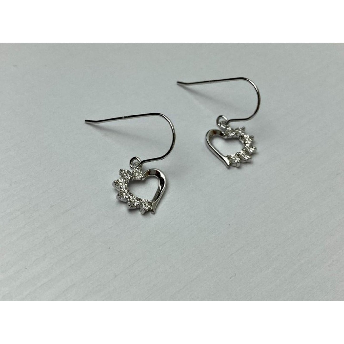 925 Sterling Silver "Hearts" Earrings