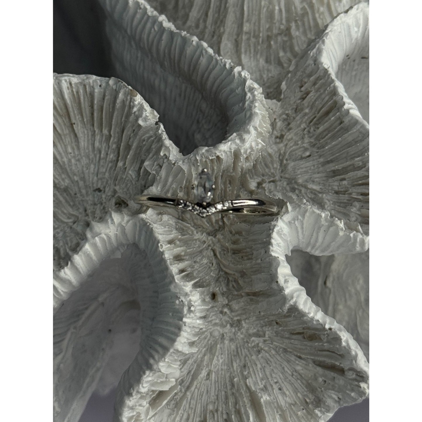 ALE 62 925 STERLING SILVER TOPAZ & BERYL RING SIZE 10
