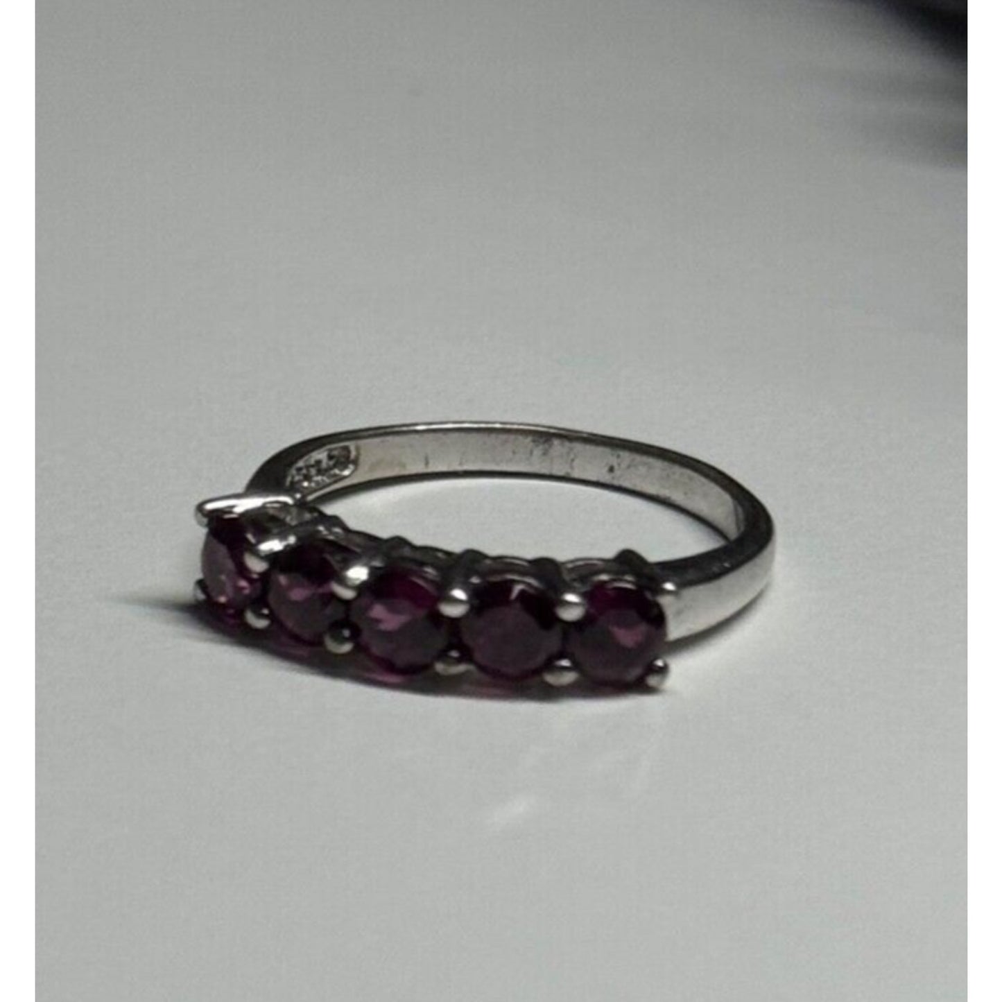 925 STERLING SILVER SPINEL RING SIZE 7