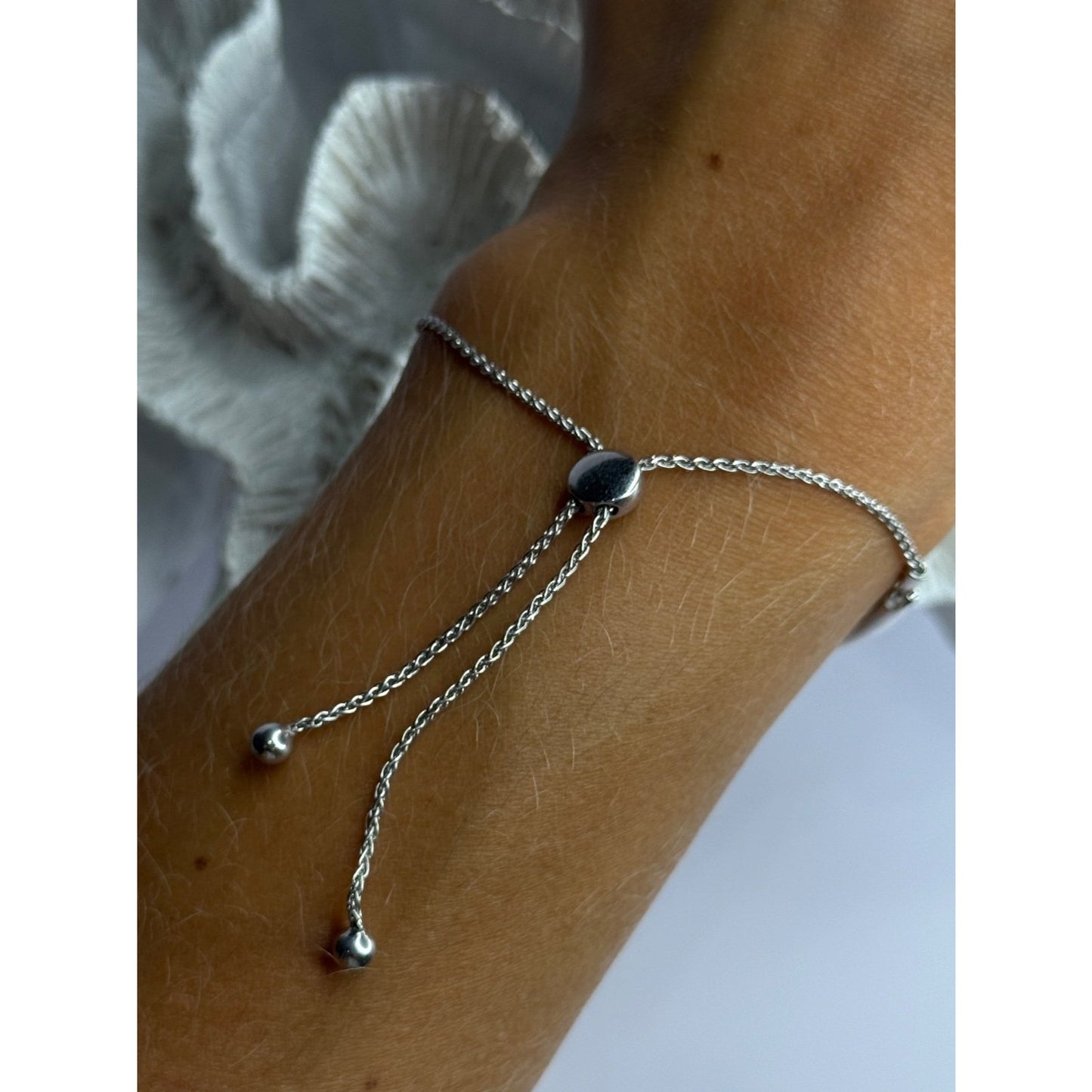 ELEGANT 925 STERLING SILVER BRACELET SIZABLE