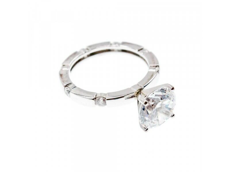 925 STERLING SILVER CZ RING SIZE 6