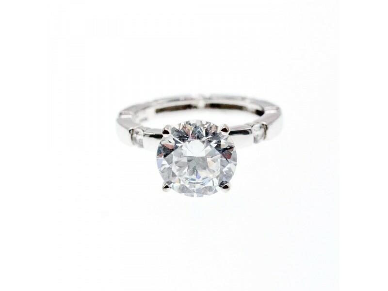 925 STERLING SILVER CZ RING SIZE 6