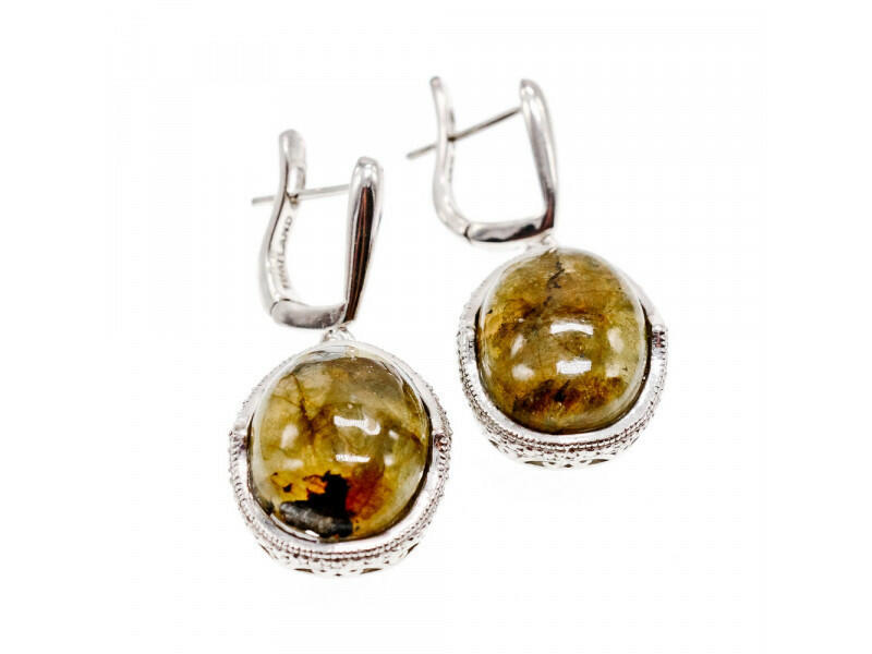 925 STERLING SILVER HALIOTIS "FANTASTIC" EARRINGS