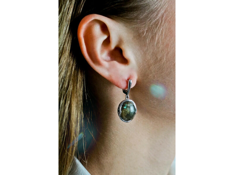 925 STERLING SILVER HALIOTIS "FANTASTIC" EARRINGS