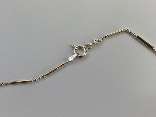 925 Sterling Silver Necklace Chain "Charm" Italy 30.3 In