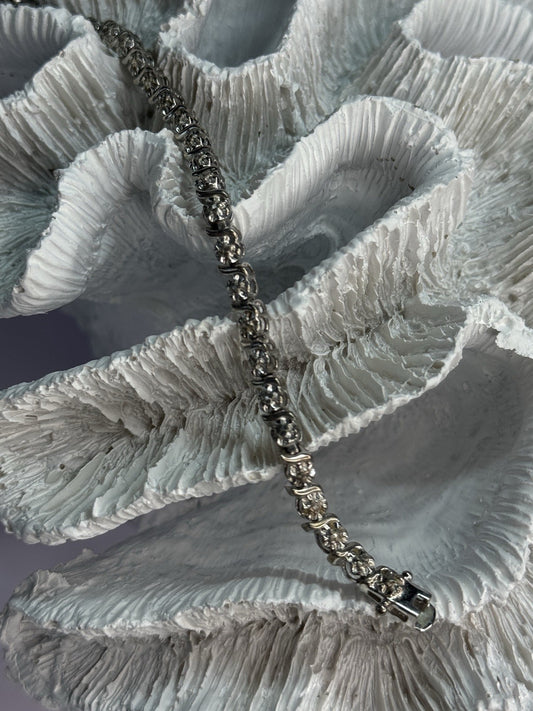 925 Sterling Silver Bracelet Length 7.5 Inch