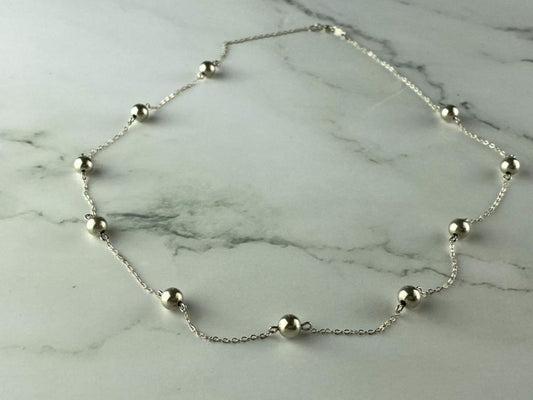 925 Sterling Silver Necklace Italy