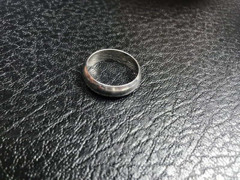 Men'S 925 Sterling Silver Band Ring Size 11