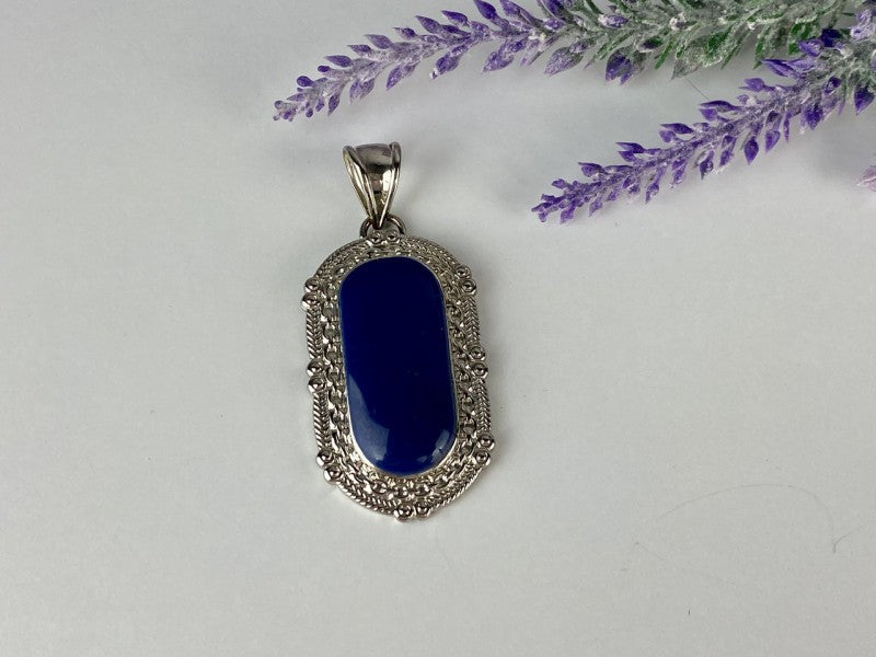 Pendant With Blue Agate