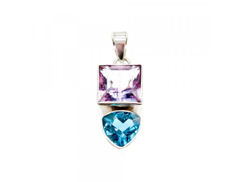 925 Sterling Silver Tourmaline Pendant