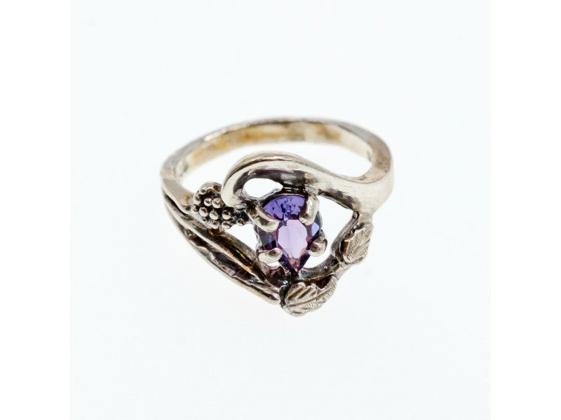 925 Sterling Silver Tanzanite Ring Size 7