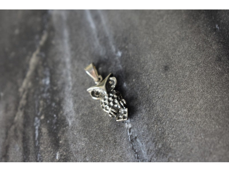 925 Sterling Silver "Owl" Pendant
