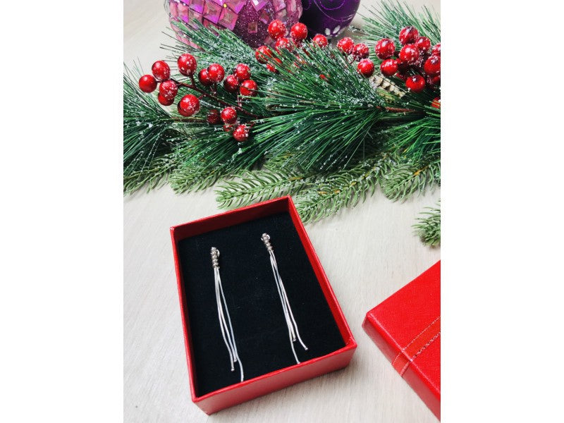 925 Sterling Silver Earrings Italy