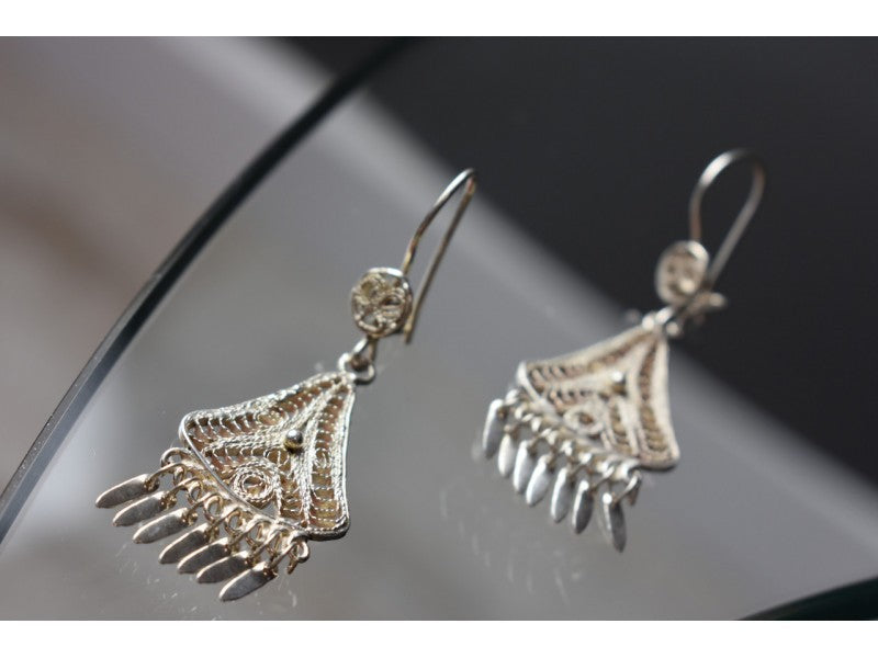 Vintage 925 Sterling Silver Earrings
