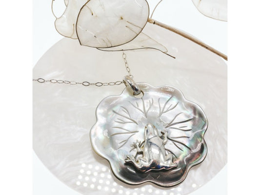 925 Sterling Silver Galiotis "Frog" Chain With Pendant